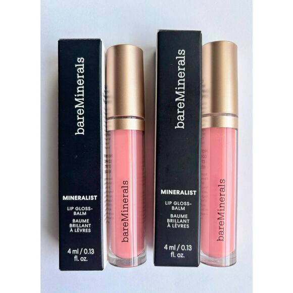 BareMinerals Mineralist Lip Gloss - Balm 4ml/0.13 fl oz, Serenity - Set of 2 - Picture 1 of 6